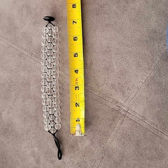 Clear Quartz Beaded Bracelet - Picture 3 of 5